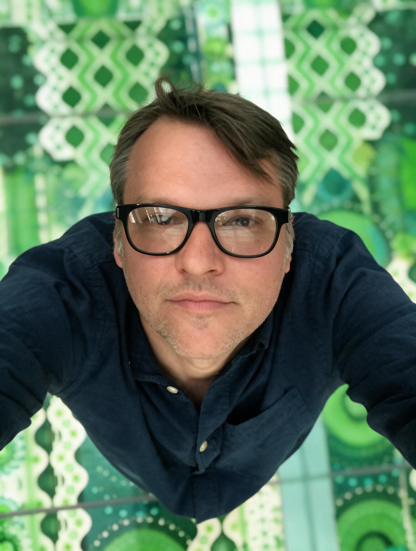 Jeroen Simoni in zijn atelier